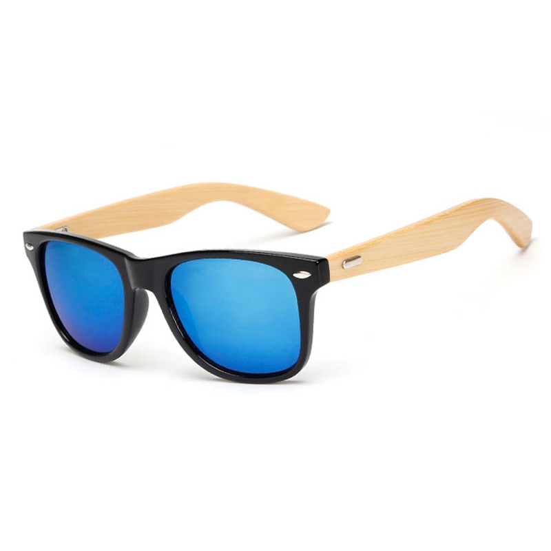 Unisex Colorful Wooden Sunglasses